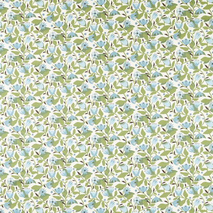 Scion Dancing Daisies Print Cornflower Fabric By The Metre