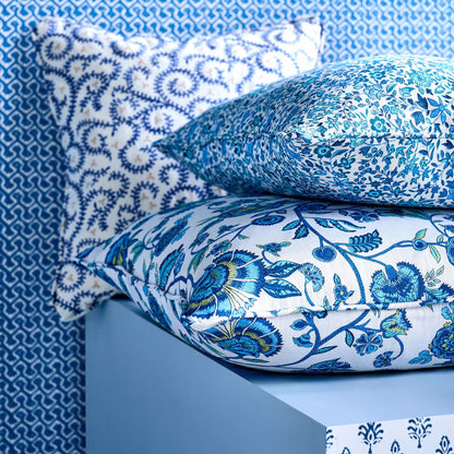 Clarke & Clarke Gamthi Cobalt Fabric by the Metre