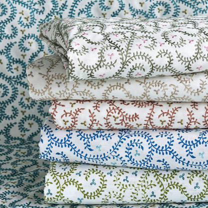 Clarke & Clarke Buta Apple Fabric by the Metre