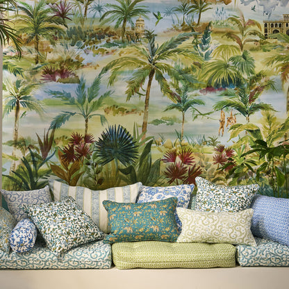 Clarke & Clarke Buta Apple Fabric by the Metre