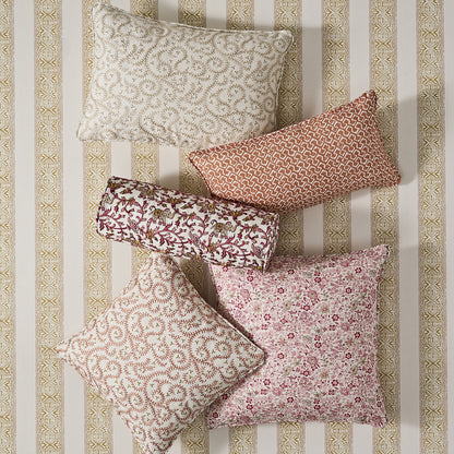 Clarke & Clarke Gamthi Blush Fabric by the Metre