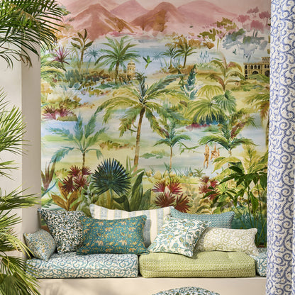 Clarke & Clarke Hathi Sage Roman Blind