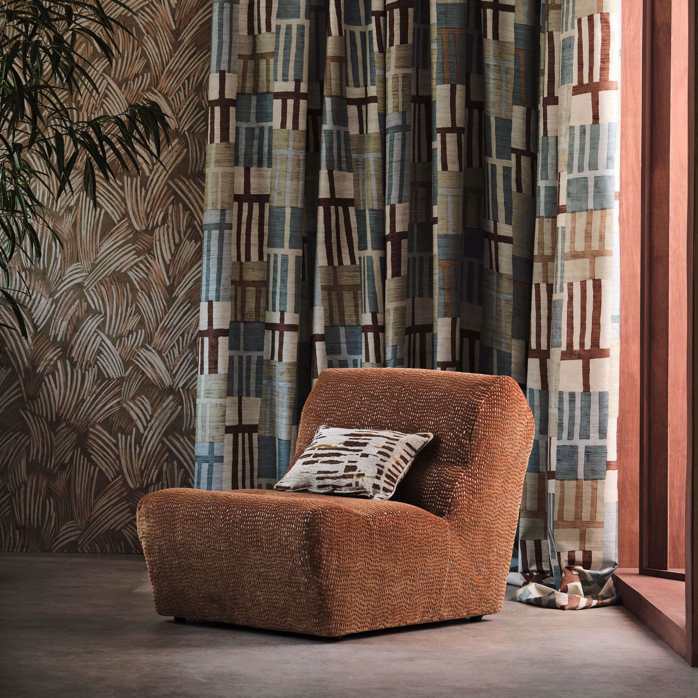 Harlequin Monolith Jasper/Zircon Fabric By The Metre