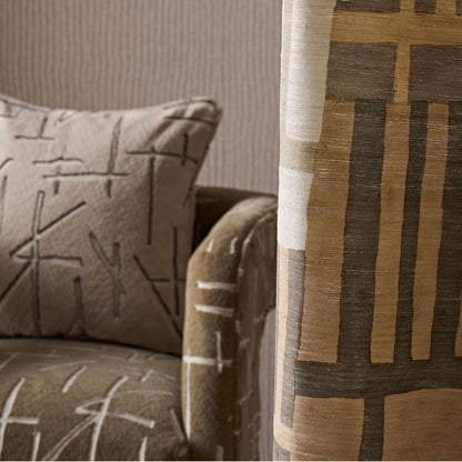 Harlequin Monolith Sapphire/Limeston Roman Blind