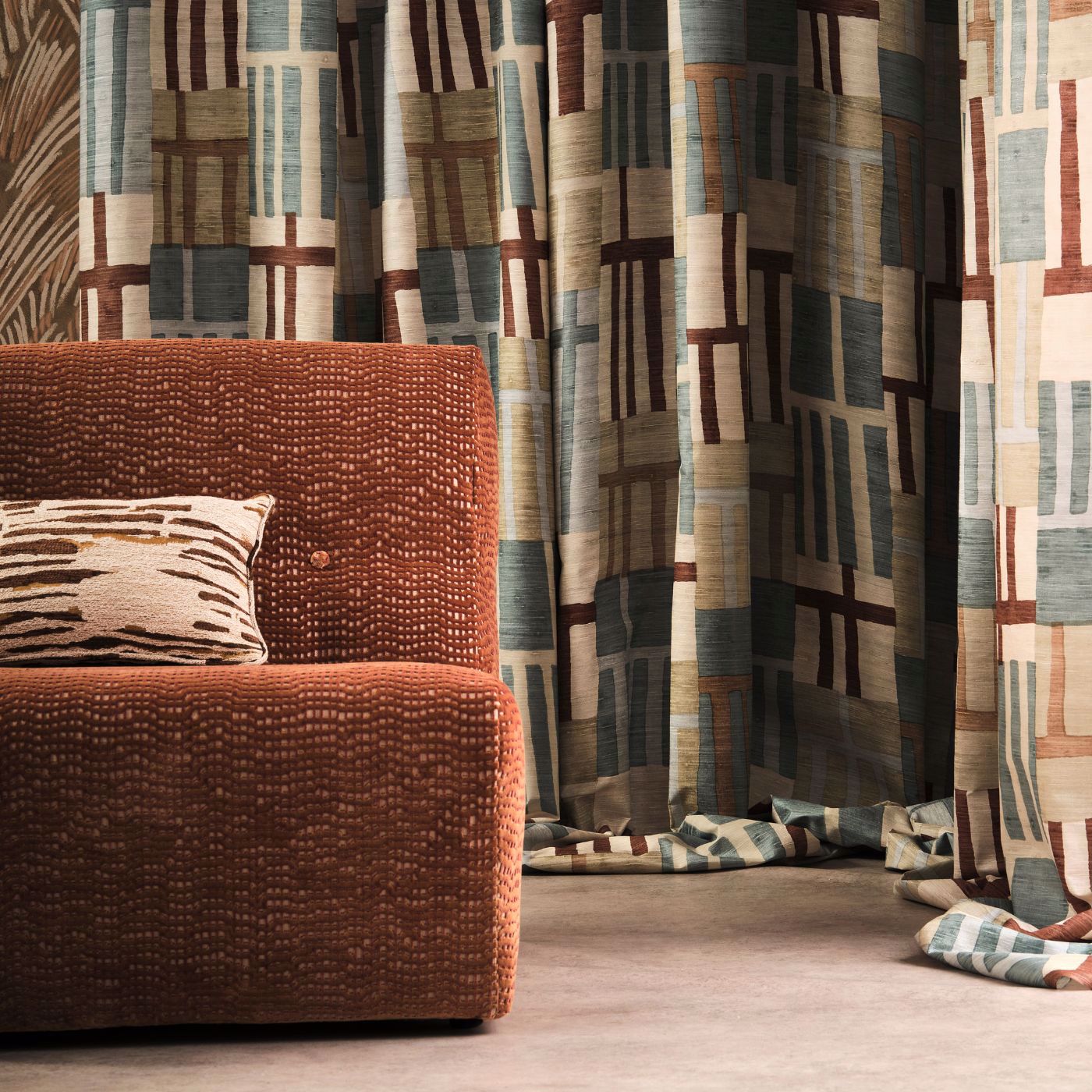 Harlequin Monolith Jasper/Zircon Fabric By The Metre