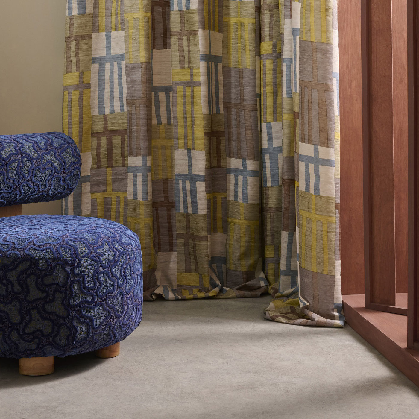 Harlequin Monolith Topaz/Citrine Fabric By The Metre
