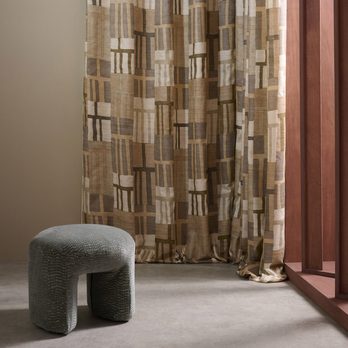 Harlequin Monolith Sapphire/Limeston Roman Blind