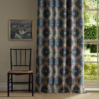 Morris Norbury Indigo Fabric By The Metre
