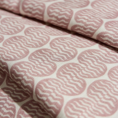 Scion Raft Stripe Print Dusk Pink Fabric By The Metre