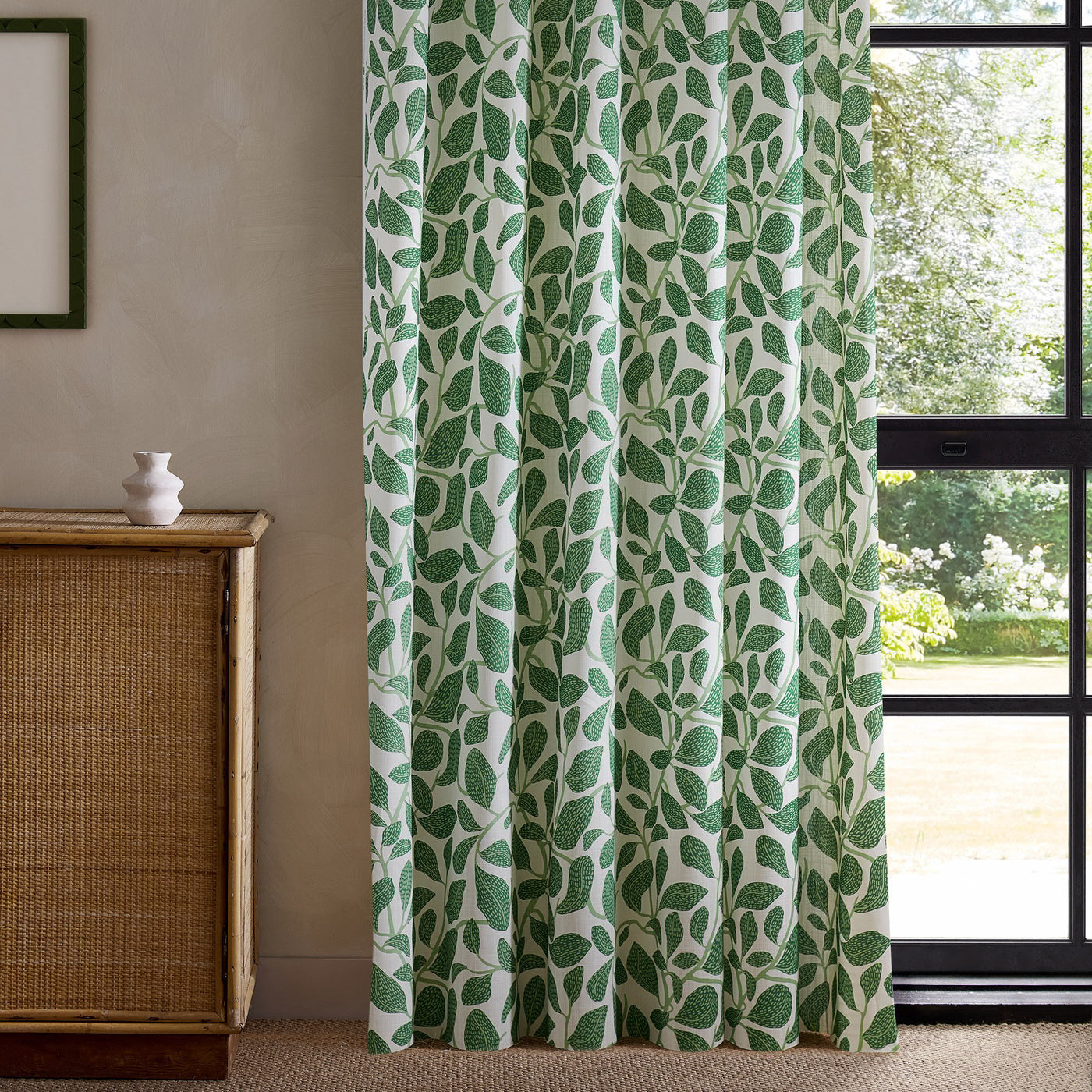 Scion Sweet Bay Print Forest Fabric By The Metre