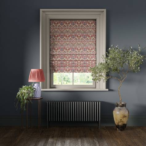 William Morris Collection - Strawberry Thief Plum - Made to Measure Roman Blinds