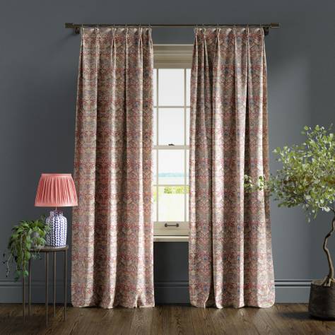 William Morris Collection - Strawberry Thief Plum - Made to Measure Roman Blinds