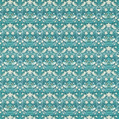 William Morris Collection - Strawberry Thief Teal - Made to Measure Roman Blinds