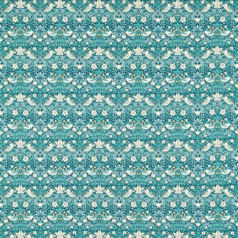 William Morris Collection - Strawberry Thief Teal - Made to Measure Roman Blinds