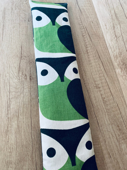 Aromatherapy Heat Pack, Retro Owl, Reheatable Neck Wrap, Muscle Menstrual, Labour Pain Relief, Lavender Heat PackScandi Print