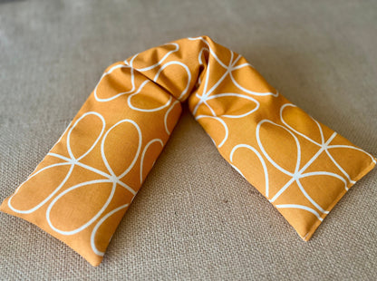 Lavender Heat Pack, Orange Papaya Stem, Reheatable Eye Mask, Muscle Menstrual, Labour Pain Relief, Lavender Scented Orla Kiely Print