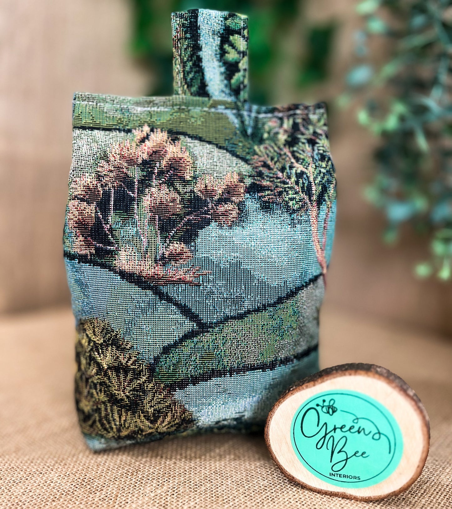 Large Woodland Forest Door Stop: Rustic Elegance for Home Decor (Filled or Fill at Home)