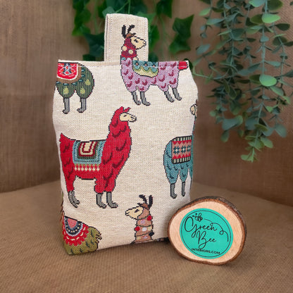 Large Llama Fabric Door Stop: Rustic Elegance for Home Decor (Filled or Fill at Home)