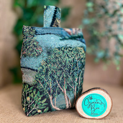 Large Woodland Forest Door Stop: Rustic Elegance for Home Decor (Filled or Fill at Home)