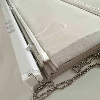 Chain Operated Deluxe Roman Blind Head Rails - Custom Sizes Available