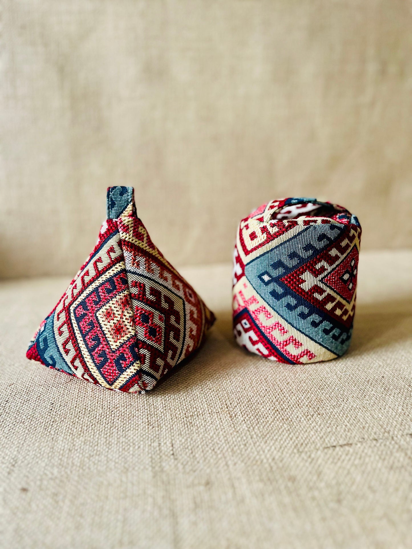 Kilim Fabric Door Stop: Rustic Elegance for Home Decor