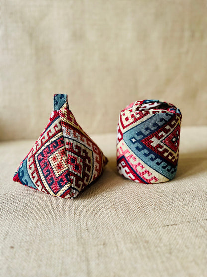 Kilim Fabric Door Stop: Rustic Elegance for Home Decor