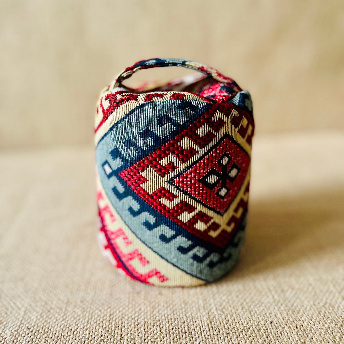 Kilim Fabric Door Stop: Rustic Elegance for Home Decor