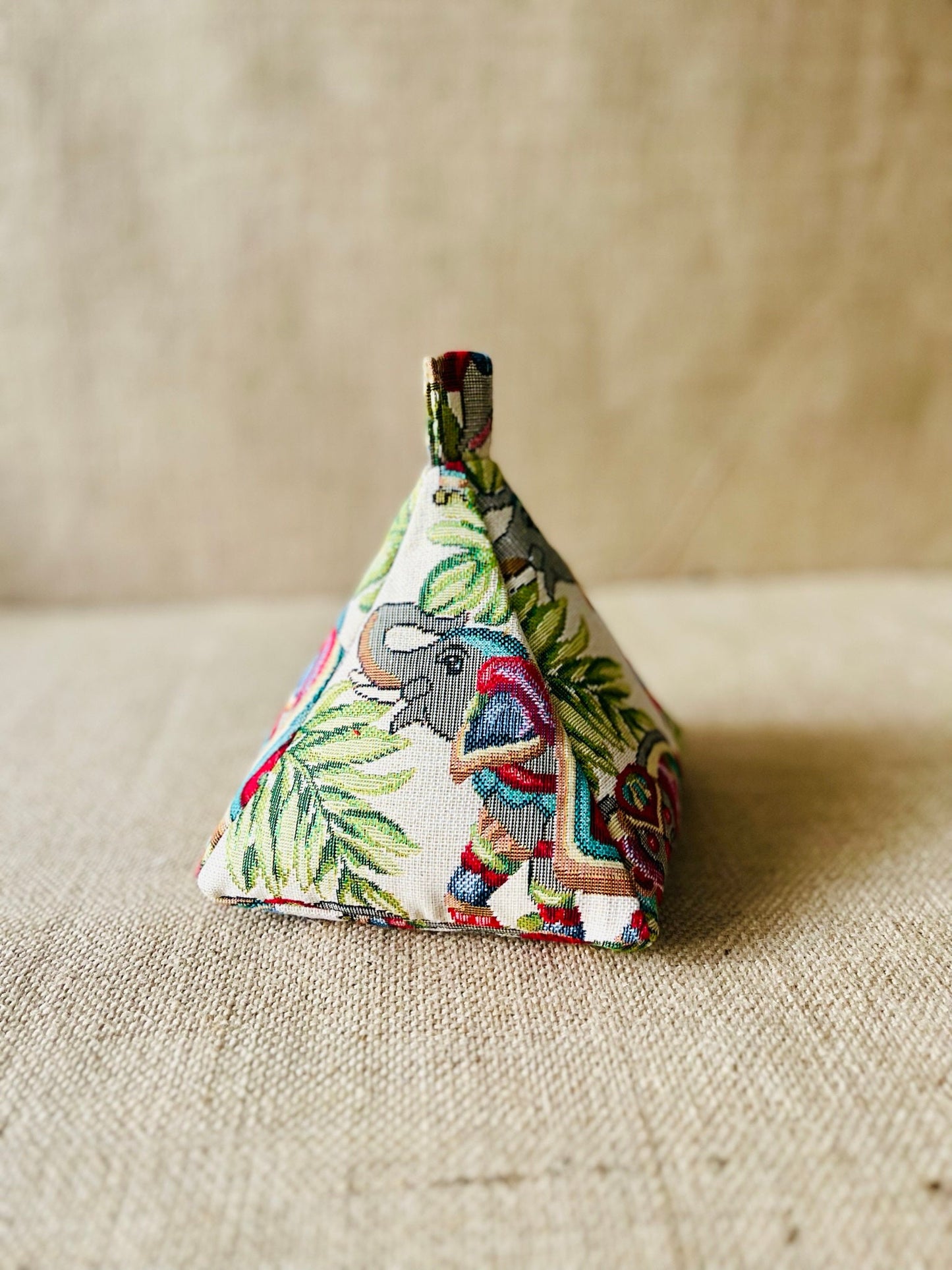 Elephant Tapestry Doorstop: Boho Rustic Home Decor