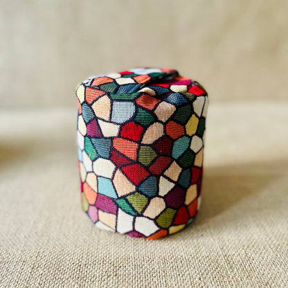 Mosaic Tapestry Style Doorstop: Rustic Home Decor