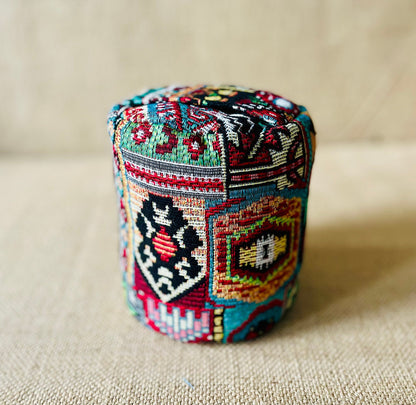 Moroccan Tapestry Doorstop: Boho Rustic Home Decor