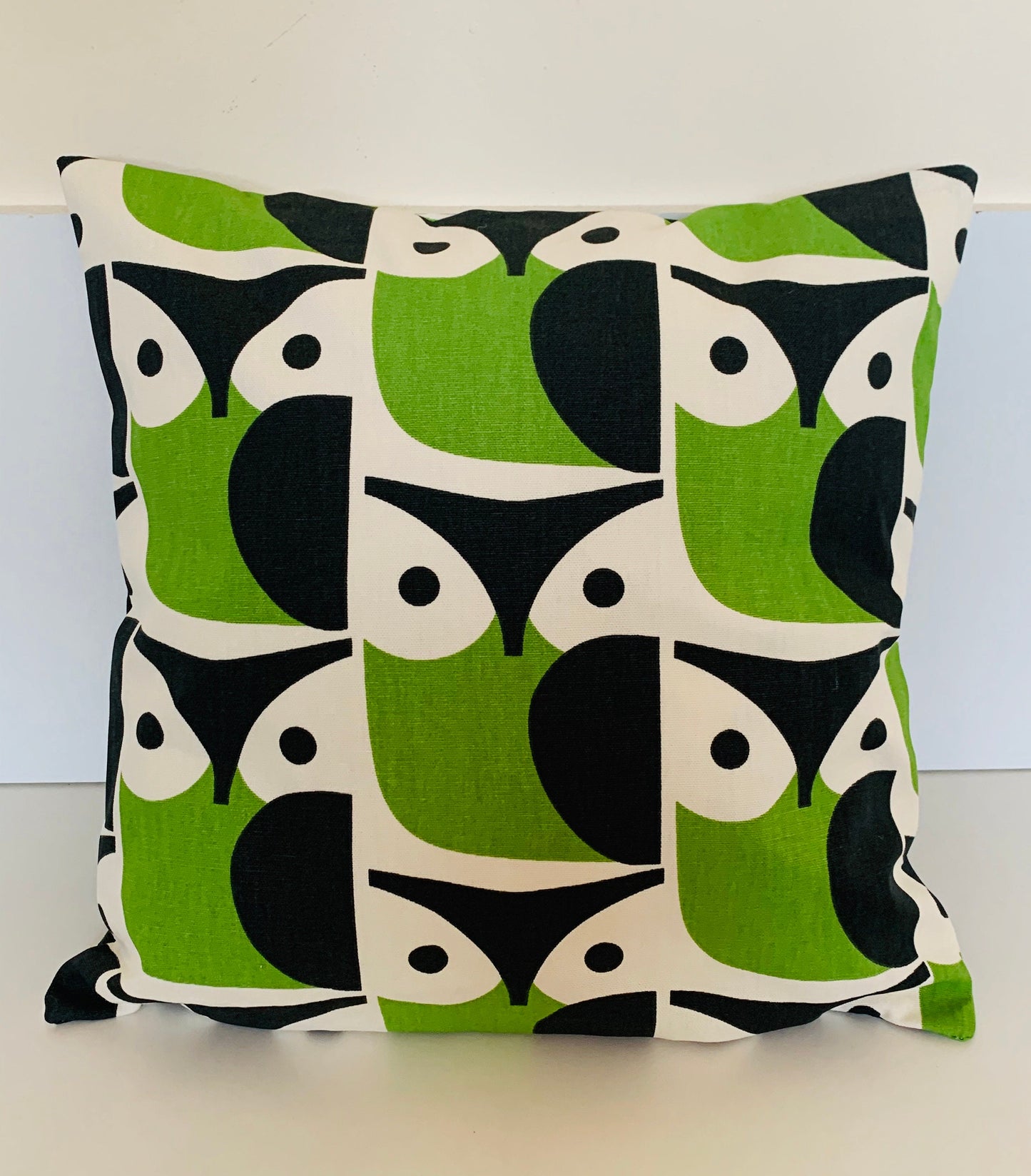 Owl Retro Cushion Covers, Orla Kiely Cushion, Retro Funky Home Decor Zip Closing Scatter Cushion