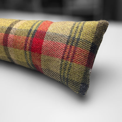 Hunter Wool Tartan Heavy Draught Excluder, Farmhouse Decor