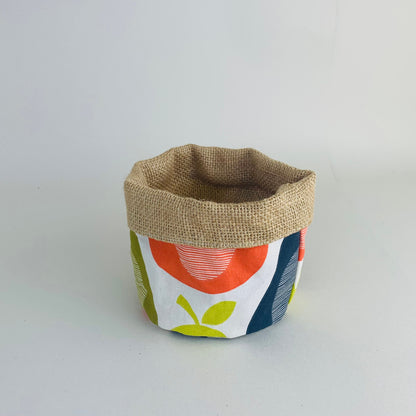 Scribble Pear Orla Kiely Plant Pot Covers: Retro Decor, Multiple Sizes