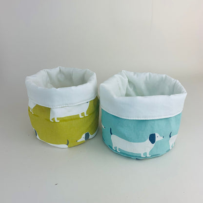 Yellow Dachshund Plant Pot Covers: Farmhouse Decor, Multiple Sizes