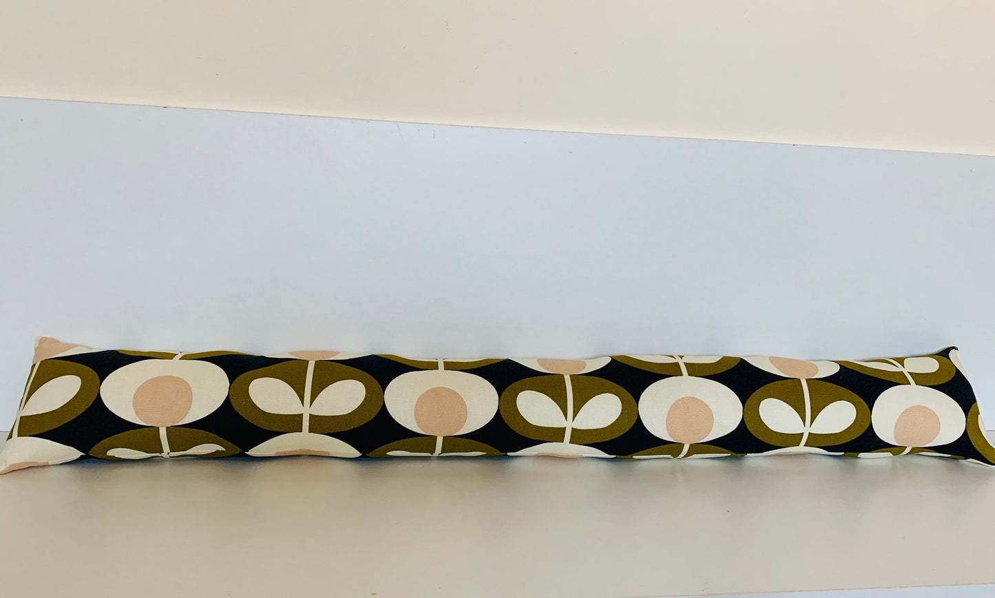 Olive Oval Orla Kiely Heavy Draught Excluder, Retro Decor