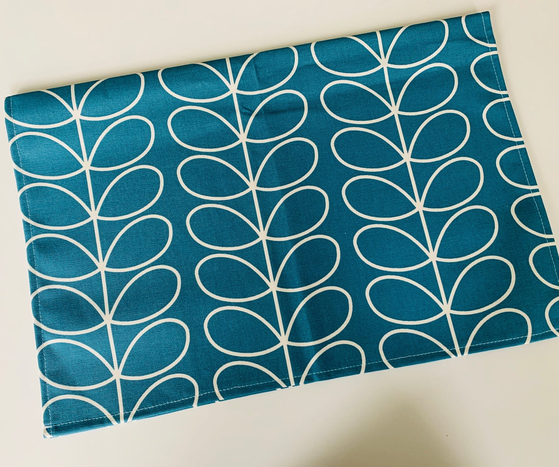 Orla Kiely Duck Egg Blue Towels Orla Kiely Teal Stem Tea Towels