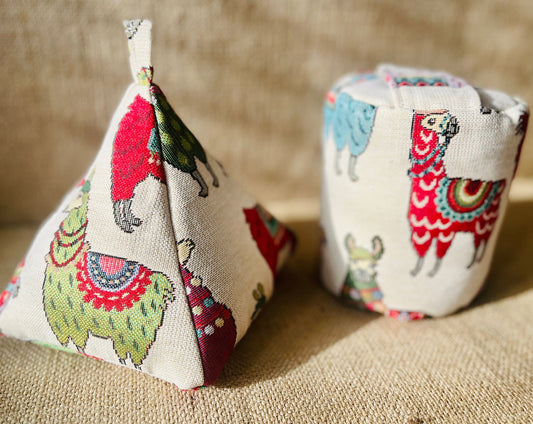 Llama Tapestry Doorstop: Boho Rustic Home Decor