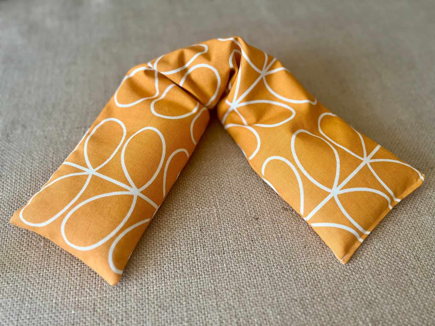 Aromatherapy Heat Pack, Orange Papaya Stem Orla Kiely, Reheatable Neck Wrap, Muscle Menstrual, Labour Pain Relief, Lavender Scented