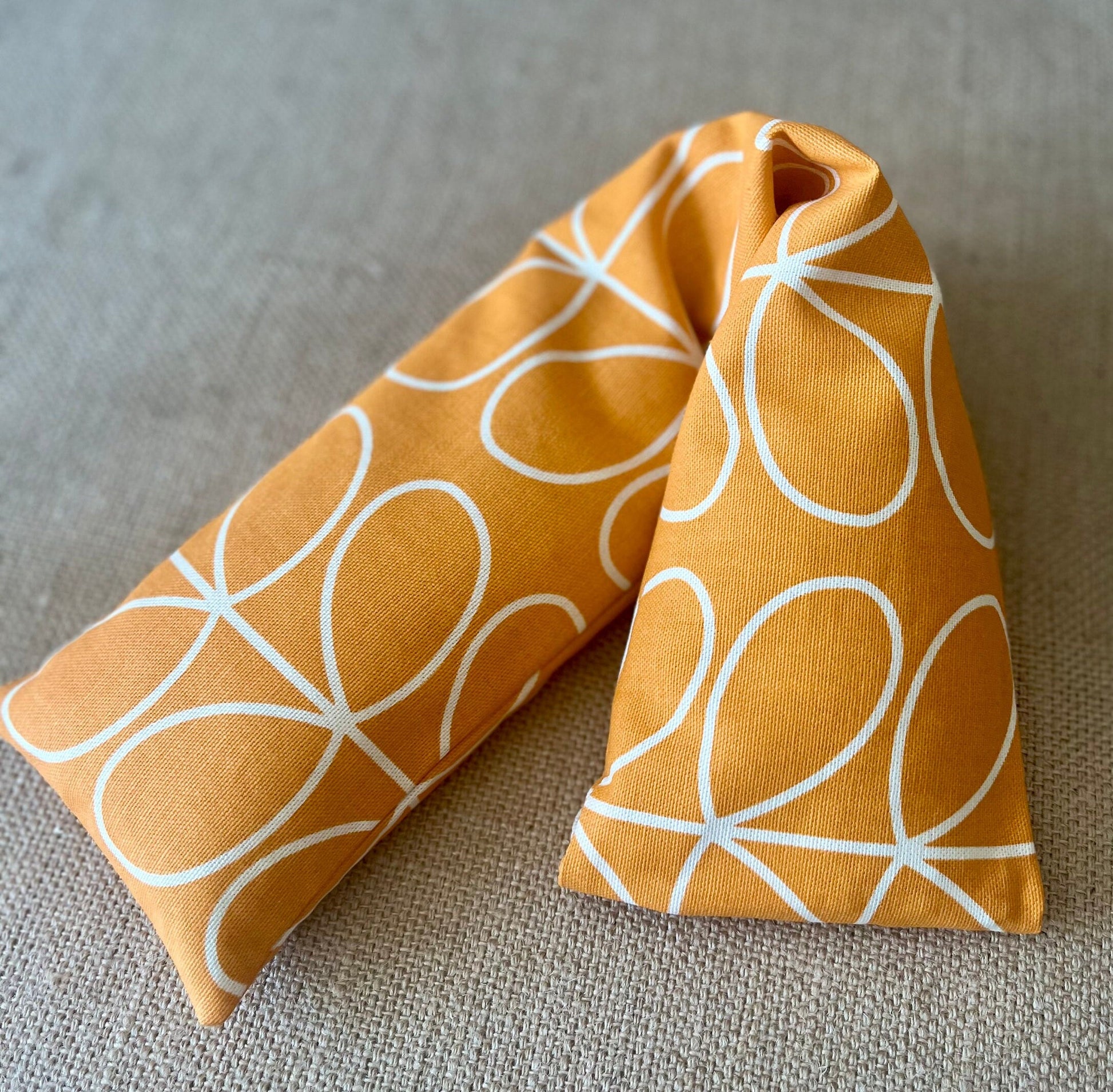 Aromatherapy Heat Pack, Orange Papaya Stem Orla Kiely, Reheatable Neck Wrap, Muscle Menstrual, Labour Pain Relief, Lavender Scented