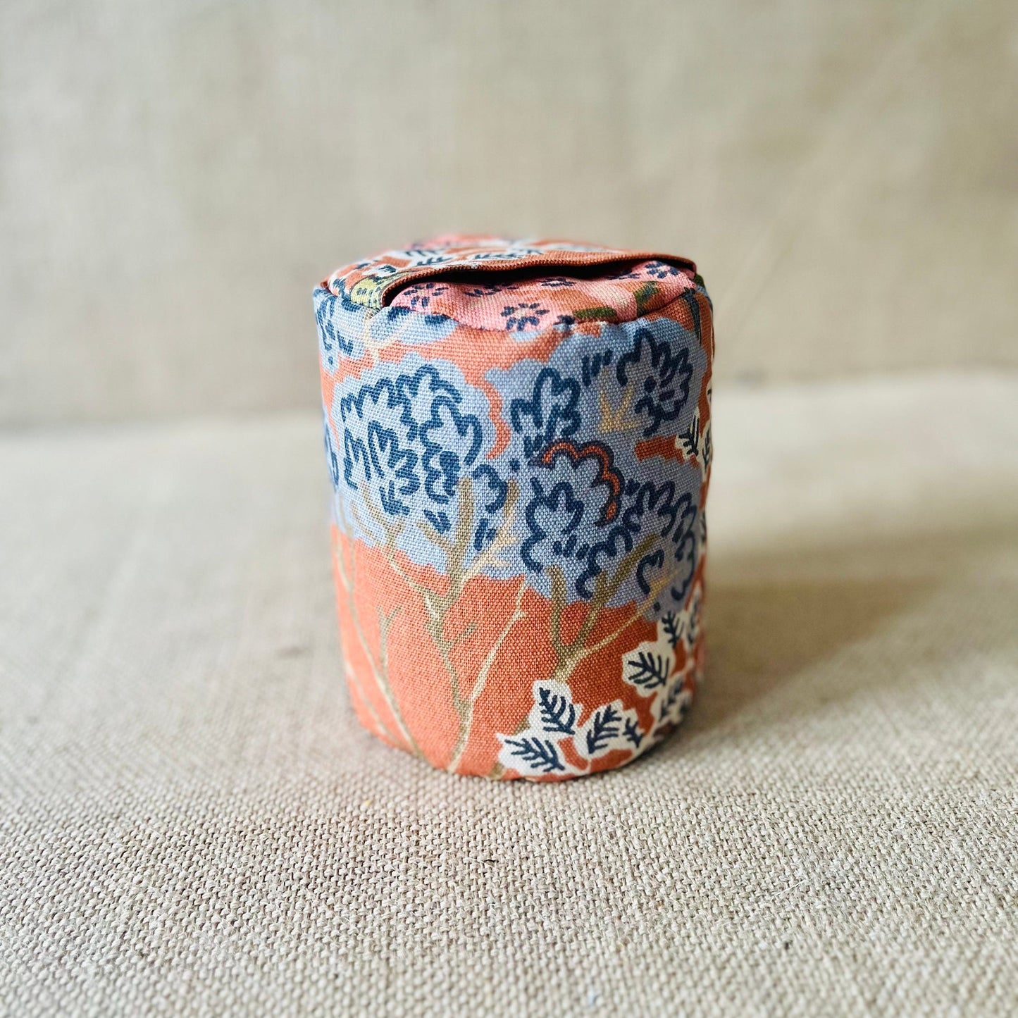 Rust Orange Botanical Door Stop: Rustic Boho Decor