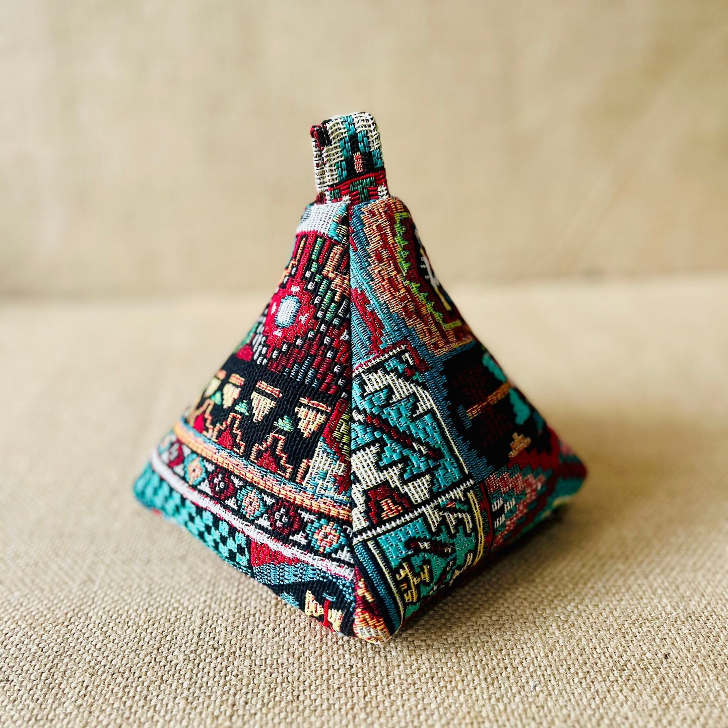 Moroccan Tapestry Doorstop: Boho Rustic Home Decor