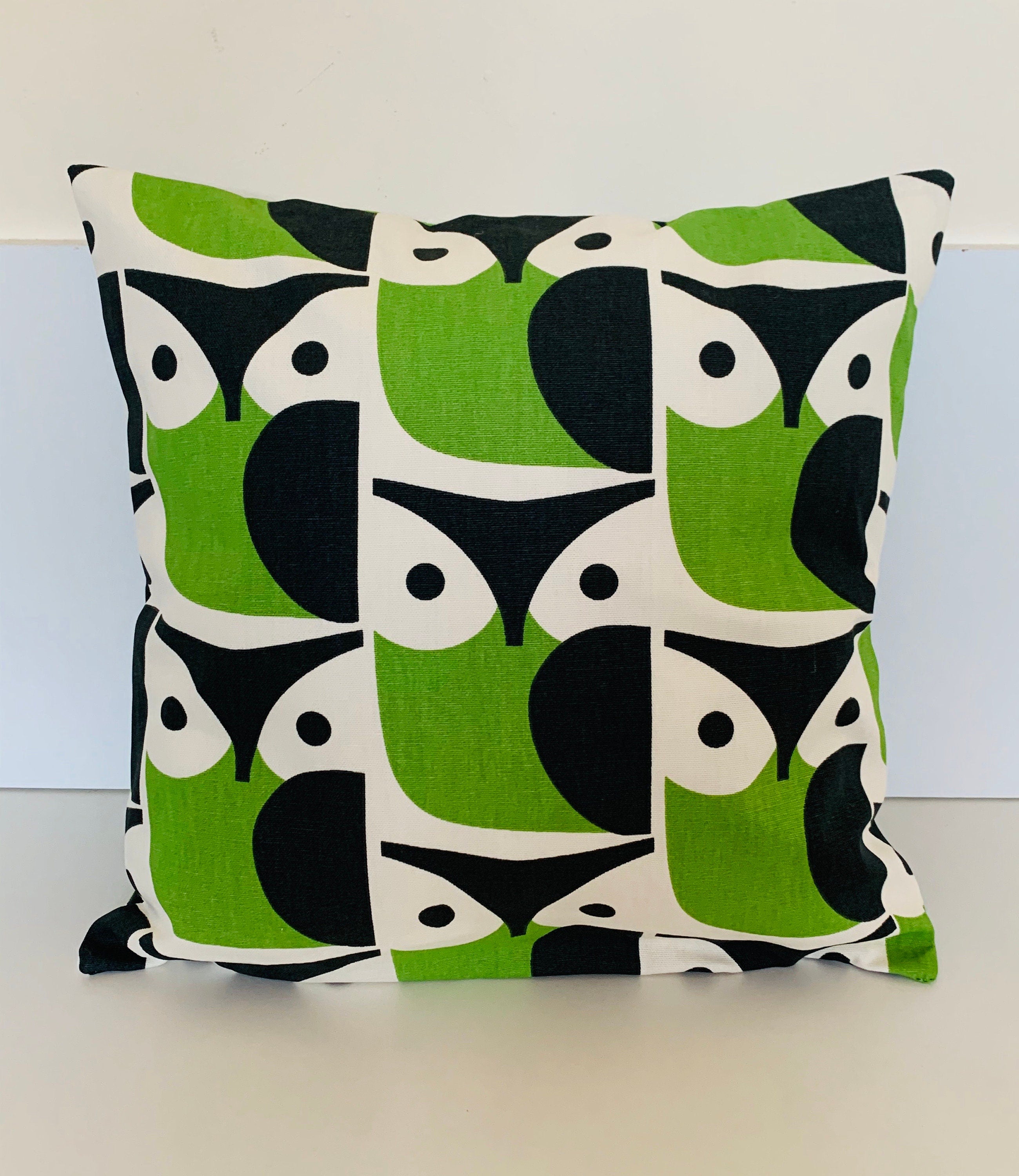 Owl Retro Cushion Covers Orla Kiely Cushion Retro Funky Home Decor Zip Closing Scatter Cushion