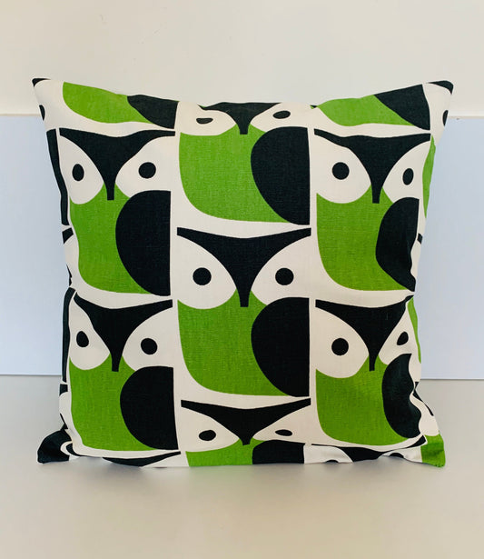 Owl Retro Cushion Covers, Orla Kiely Cushion, Retro Funky Home Decor Zip Closing Scatter Cushion