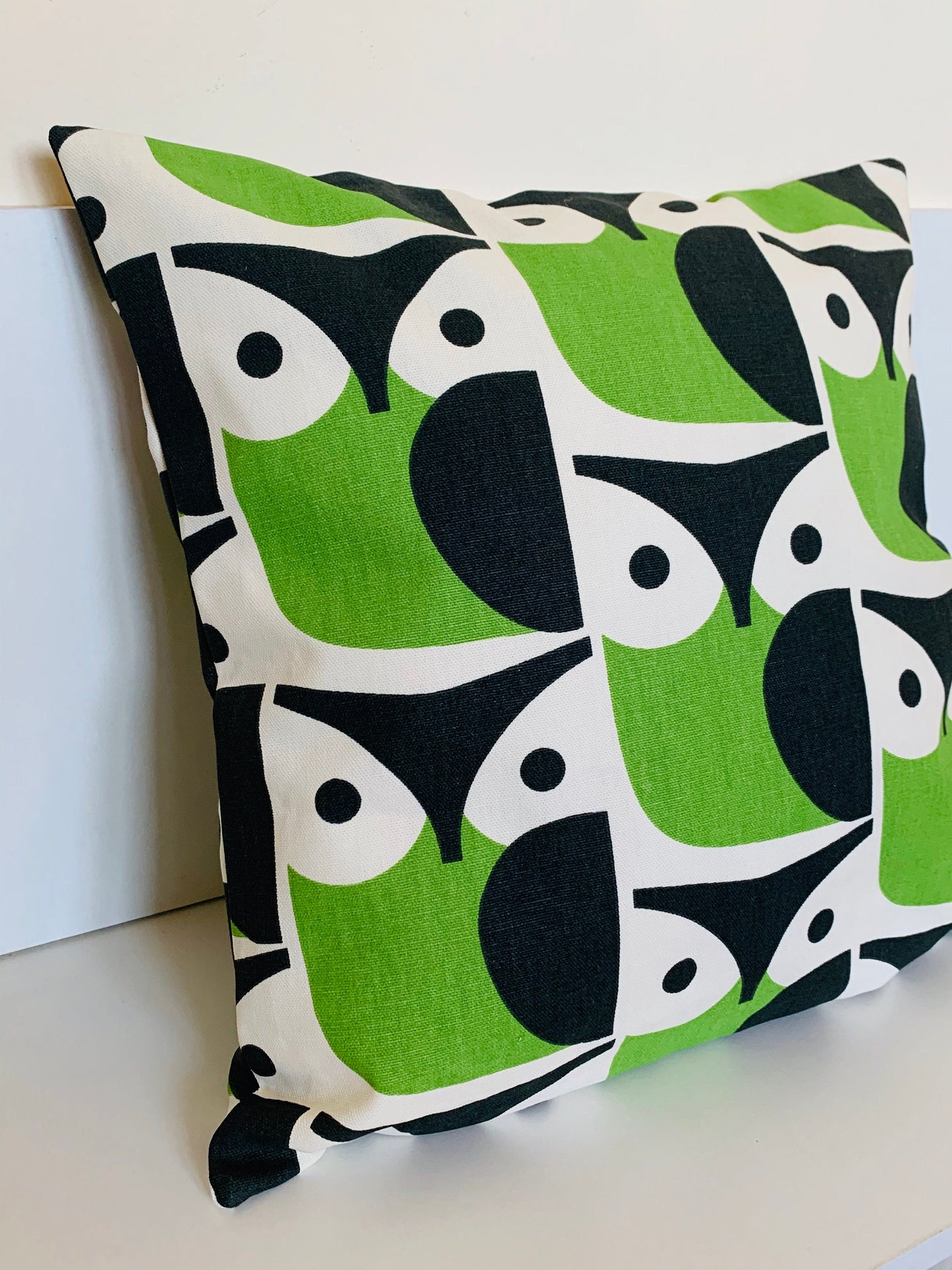 Owl Retro Cushion Covers, Orla Kiely Cushion, Retro Funky Home Decor Zip Closing Scatter Cushion