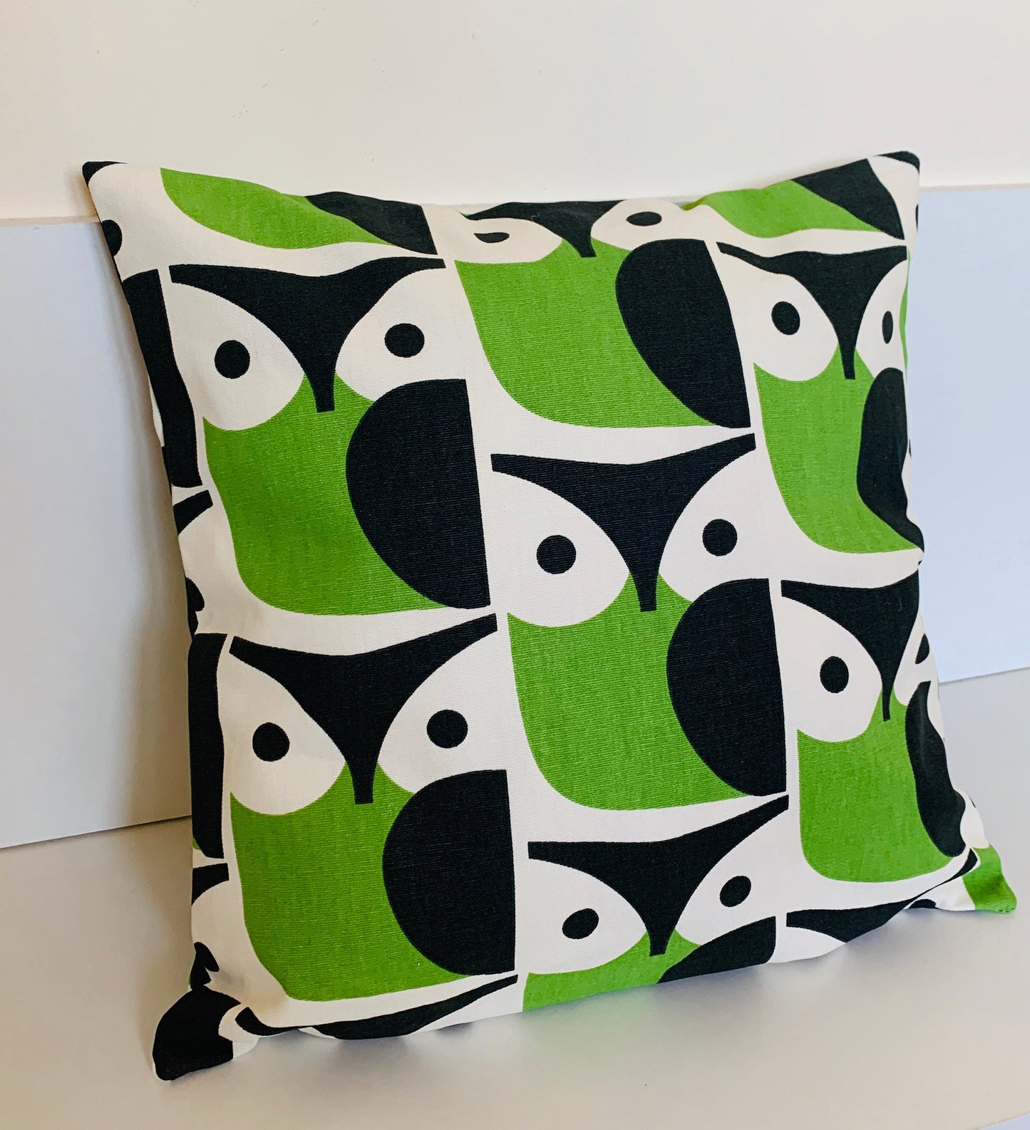 Owl Retro Cushion Covers, Orla Kiely Cushion, Retro Funky Home Decor Zip Closing Scatter Cushion