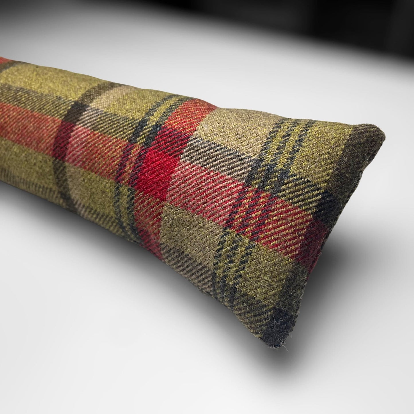 Hunter Wool Tartan Heavy Draught Excluder, Farmhouse Decor