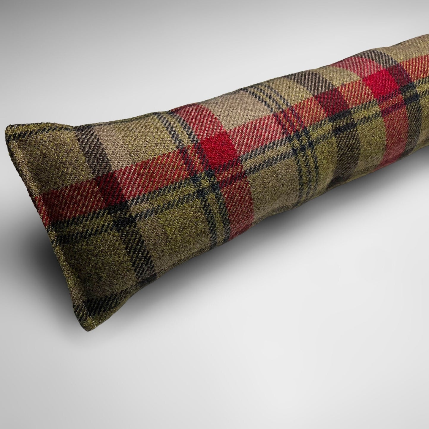 Hunter Wool Tartan Heavy Draught Excluder, Farmhouse Decor