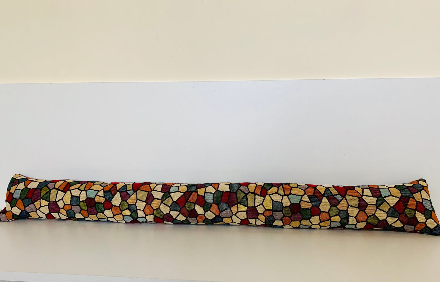 Mosaic Tapestry Heavy Draught Excluder, Farmhouse Decor