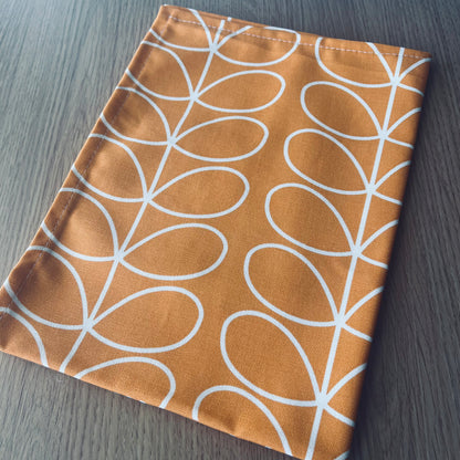Orla Kiely Papaya Orange Stem Tea Towels: Retro Kitchen Decor