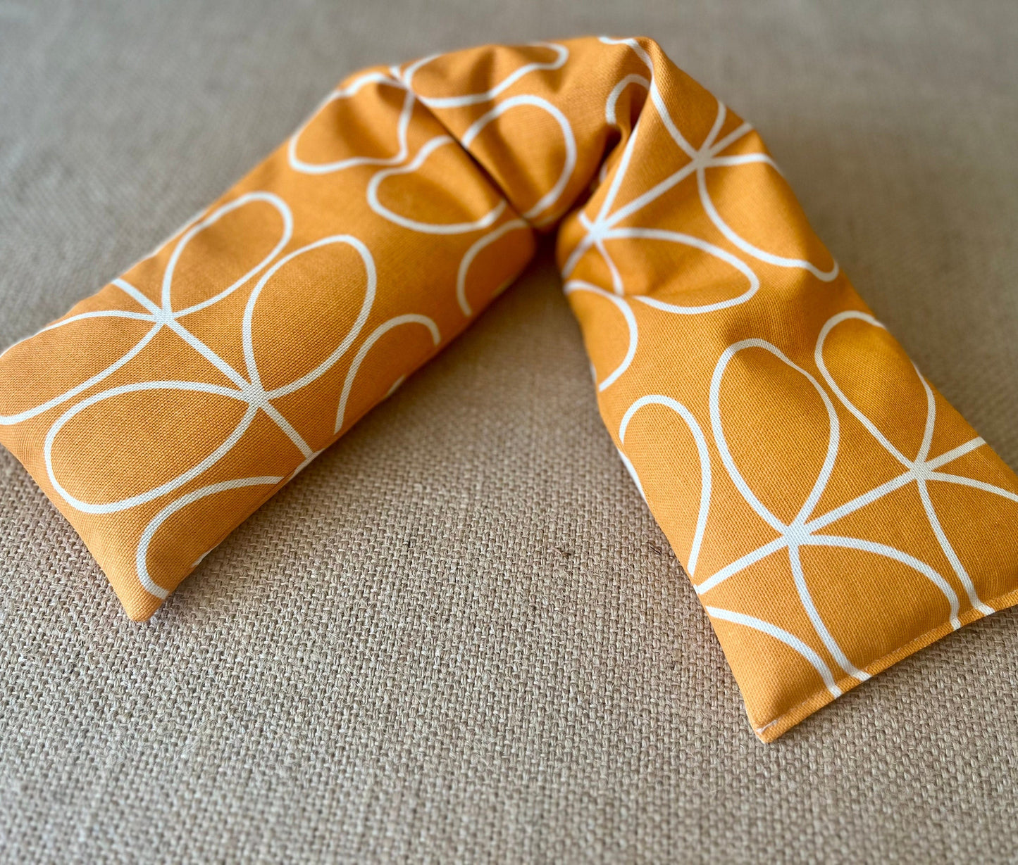 Aromatherapy Heat Pack, Orange Papaya Stem Orla Kiely, Reheatable Neck Wrap, Muscle Menstrual, Labour Pain Relief, Lavender Scented